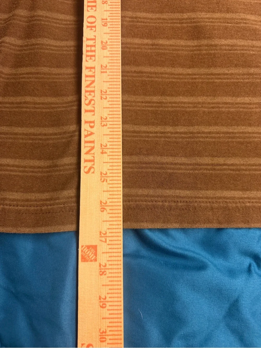The North Face Brown Striped Short-Sleeve Polo